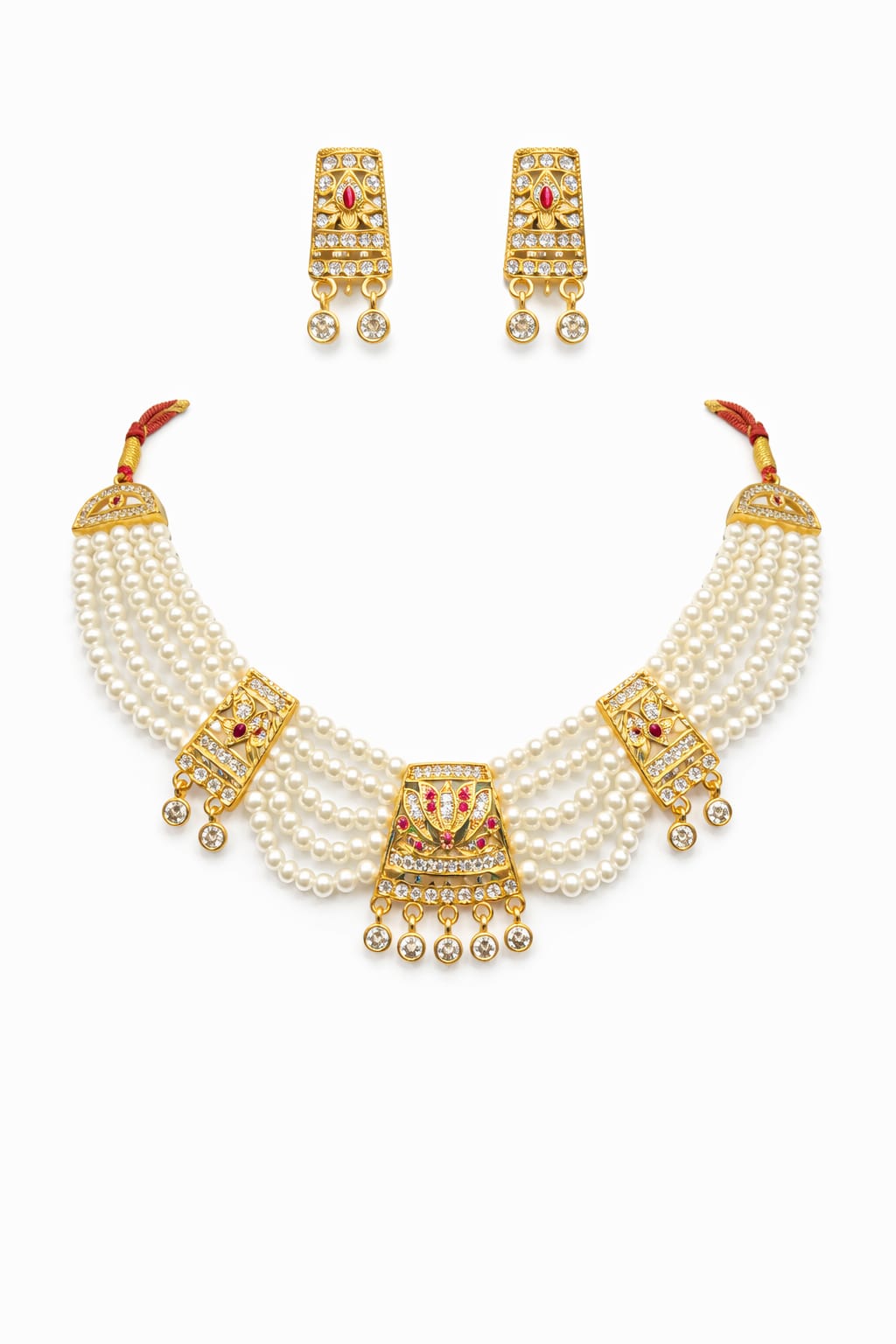 Pearl Necklace Set